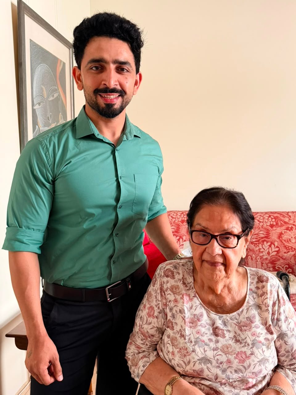 Dr. Sandeep Hooda with Celebrity 10